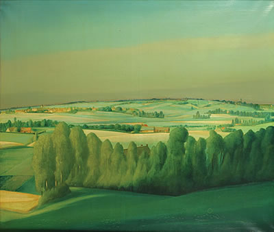 Glooiend landschap