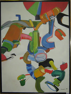 Sample artwork by Torben Ebbesen (Born 1945), known for painting and sculpture - View similar artists and auction records