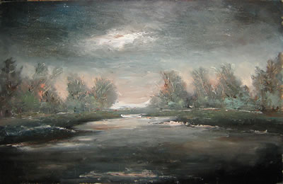 Rivierlandschap. by Luc Maldeghem - Auction record, sale price, and art valuation. Compare with similar artists and explore comparable artworks.