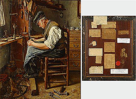 De schoenlapper / Le cordonnier by Henri De Braekeleer - Auction record, sale price, and art valuation. Compare with similar artists and explore comparable artworks.