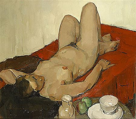 Nu couché by Oscar Verpoorten - Auction record, sale price, and art valuation. Compare with similar artists and explore comparable artworks.