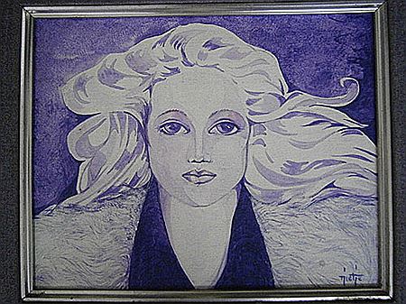 Sample artwork by Mietje Boonen (Born 1939), known for painting - View similar artists and auction records