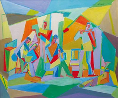 QUARTET by Jean Faubert - Auction record, sale price, and art valuation. Compare with similar artists and explore comparable artworks.