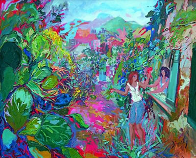 Fenêtre sur jardin
