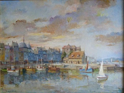 Nuages à Honfleur