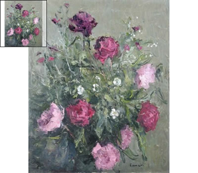 Peonies by Leopold Pascal - Auction record, sale price, and art valuation. Compare with similar artists and explore comparable artworks.
