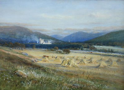 Harvesting at Balmoral, 1913