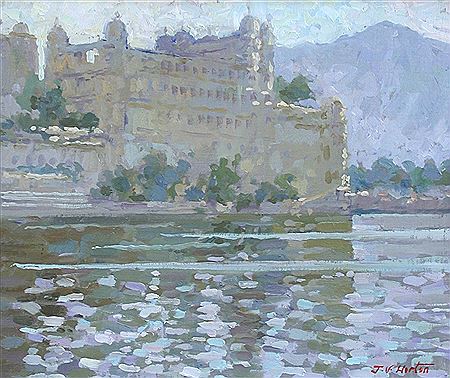 City Palace and Lake, Udaipur, Rajasthan by James Horton - Auction record, sale price, and art valuation. Compare with similar artists and explore comparable artworks.