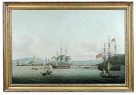 Off the Balearic Islands, with Men-of-War