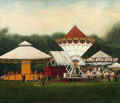 La fête foraine, parc de Saint-Cloud
