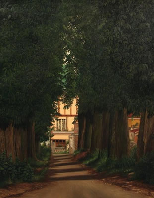 Sèvres, l'allée des marronniers (seine et Oise)