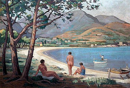 Sample artwork by Paul Delormoz (1895 - 1980), known for painting - View similar artists and auction records