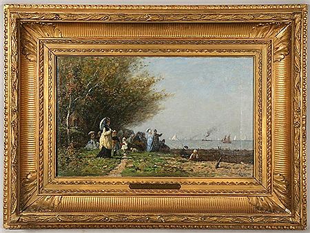 Sample artwork by Louis Alexandre Dubourg (c.1825 - 1891), known for painting - View similar artists and auction records