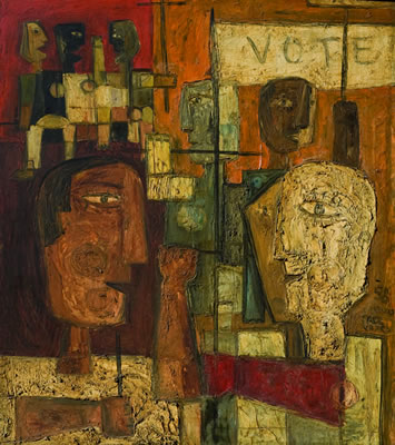 Sample artwork by Carlos Paez Vilaro (1923 - 2014), known for painting, sculpture, ceramics - View similar artists and auction records