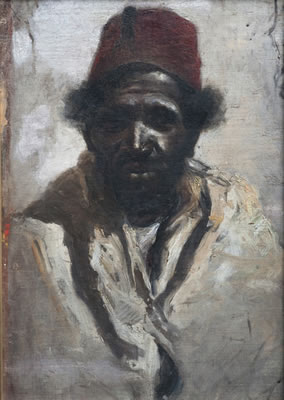 Cabeza de Moro by Carlos Federico Saez - Auction record, sale price, and art valuation. Compare with similar artists and explore comparable artworks.