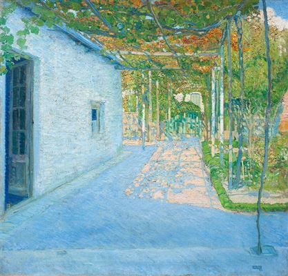 Sample artwork by Manuel Rose (1882 - 1961), known for figure, landscape, genre painting - View similar artists and auction records