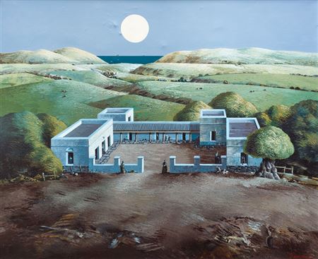 PE0RSPECTIVA DE CASCO, LUNA Y MAR by Jorge Damiani - Auction record, sale price, and art valuation. Compare with similar artists and explore comparable artworks.