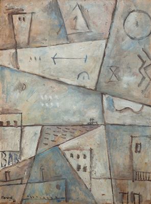 Constructivo en grises con oblicuas by Martha Morandi - Auction record, sale price, and art valuation. Compare with similar artists and explore comparable artworks.