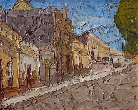 Barrio Sur by Alfredo De Simone - Auction record, sale price, and art valuation. Compare with similar artists and explore comparable artworks.