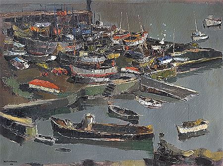 Botes en el puerto