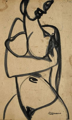 Nu debout