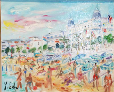 La Plage du Carlton à Cannes