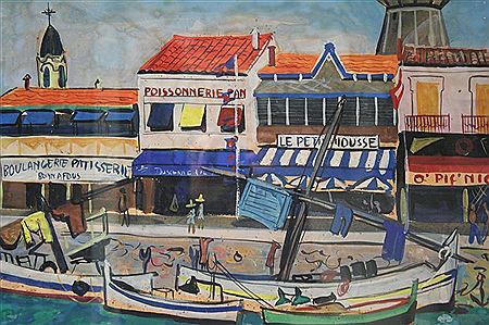 Vue du Port de Palavas les Flots by Renee Aspe - Auction record, sale price, and art valuation. Compare with similar artists and explore comparable artworks.