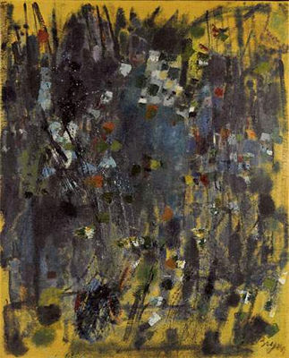 Sample artwork by Camille Bryen (1907 - 1977), known for abstract painting, engraving - View similar artists and auction records