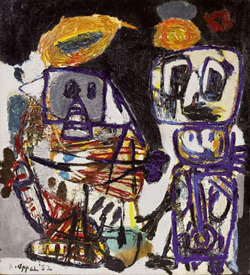 DE FAMILIE (La famille), 1952 by Karel Christiaan Appel - Auction record, sale price, and art valuation. Compare with similar artists and explore comparable artworks.
