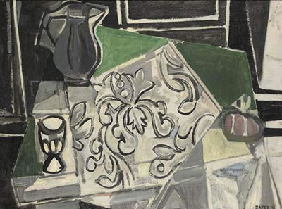 NATURE MORTE A LA NAPPE BRODEE by Georges Dayez - Auction record, sale price, and art valuation. Compare with similar artists and explore comparable artworks.