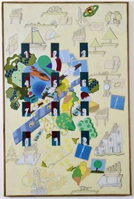 LE MESSAGE by René Bertholo - Auction record, sale price, and art valuation. Compare with similar artists and explore comparable artworks.