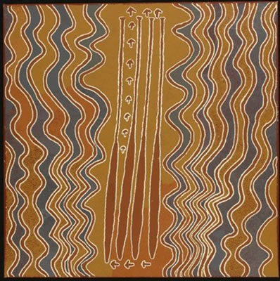Cycle Tingari près de Jupiter Well / Tingari Cycle nearby Jupiter Well by Brandy Tjungurrayi - Auction record, sale price, and art valuation. Compare with similar artists and explore comparable artworks.