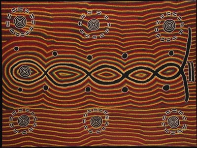 Sample artwork by Jack Ross Tjakamarra (c.1925 - 2004), known for aboriginal art - View similar artists and auction records
