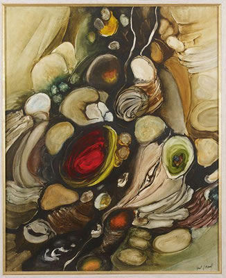COMPOSITION MAGMATIQUE by Paul Jean Revel - Auction record, sale price, and art valuation. Compare with similar artists and explore comparable artworks.