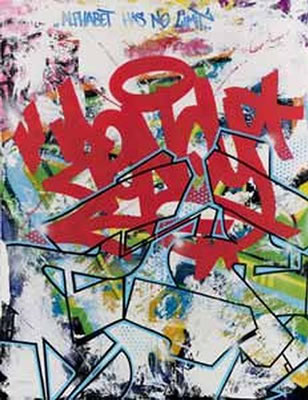 Sample artwork by Junky (Born 1975), known for street art painting - View similar artists and auction records