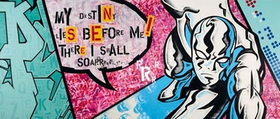 Sample artwork by Seen (Born 1961), known for street art painting - View similar artists and auction records