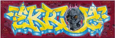 Sample artwork by Ecraz (20/21st century), known for street art painting - View similar artists and auction records