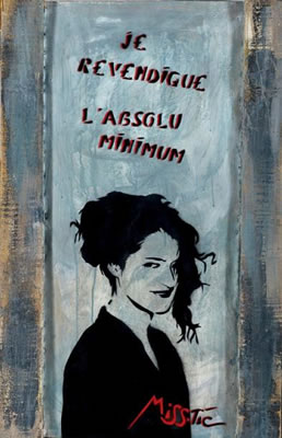 JE REVENDIQUE L'ABSOLU MINIMUM