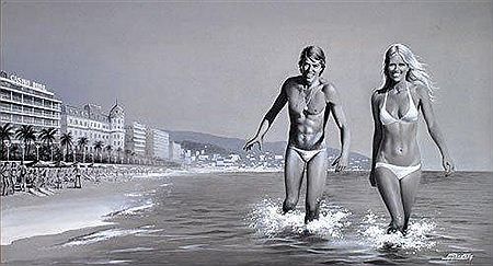 La plage de nice