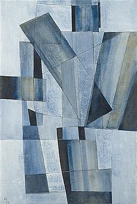 Composition bleue n°158