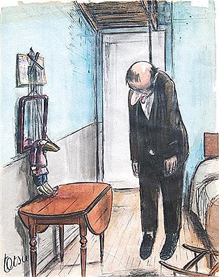 Sample artwork by Roger Testu (1913 - 2008), known for painting - View similar artists and auction records