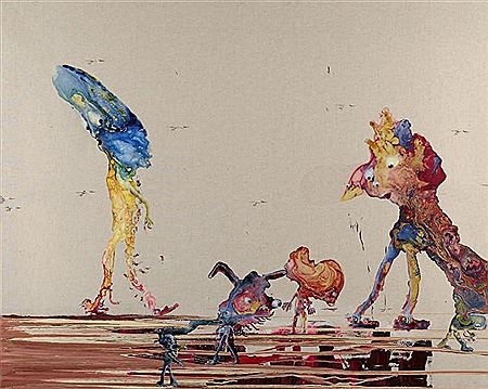 Sample artwork by Marlène Mocquet (Born 1979), known for painting - View similar artists and auction records