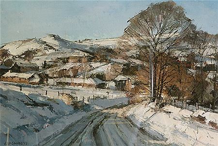 `Winter Morning, Delph Lane` by John McCombs - Auction record, sale price, and art valuation. Compare with similar artists and explore comparable artworks.