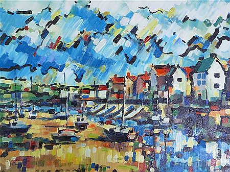 The Harbour at Wells, Norfolk by Olivia Pilling - Auction record, sale price, and art valuation. Compare with similar artists and explore comparable artworks.
