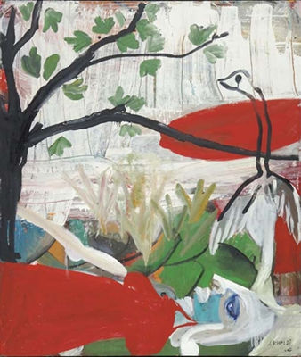 Woman in Red Dress Awaking from Escaping by Jeffar Khaldi - Auction record, sale price, and art valuation. Compare with similar artists and explore comparable artworks.