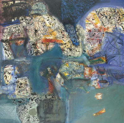 Sample artwork by Abdullah Murad (Born 1944), known for painting - View similar artists and auction records