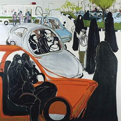 Women in Cars by Rokni Haerizadeh - Auction record, sale price, and art valuation. Compare with similar artists and explore comparable artworks.