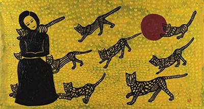 Kedili Doga (Nature with Cats) by Selma Gurbuz - Auction record, sale price, and art valuation. Compare with similar artists and explore comparable artworks.