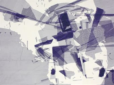 Sample artwork by Irfan Onurmen (Born 1958), known for abstract faces, nudes, mixed-media, collage, human psyche themes - View similar artists and auction records