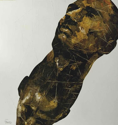 Telepathy I (from the Golden Calf series) by Kareem El Qurity - Auction record, sale price, and art valuation. Compare with similar artists and explore comparable artworks.